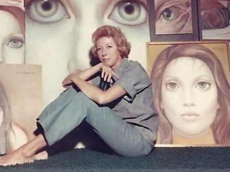 Margaret D. H. Keane - hands behind the big eyed art