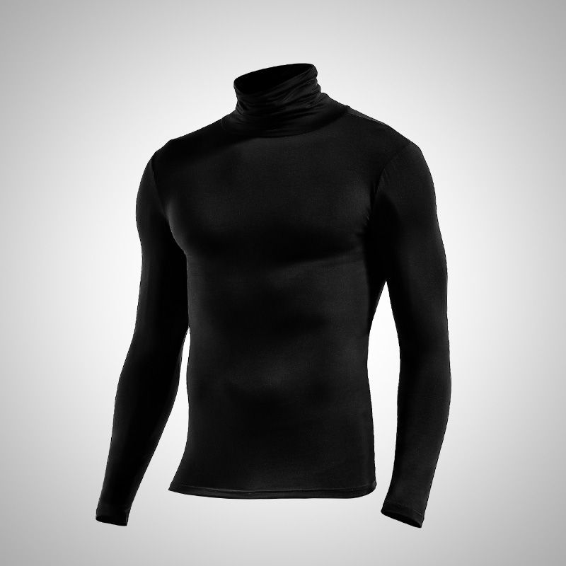 Thumbnail: Men's thermal underwear in turtleneck lapel autumn thin Modal autumn and winter 