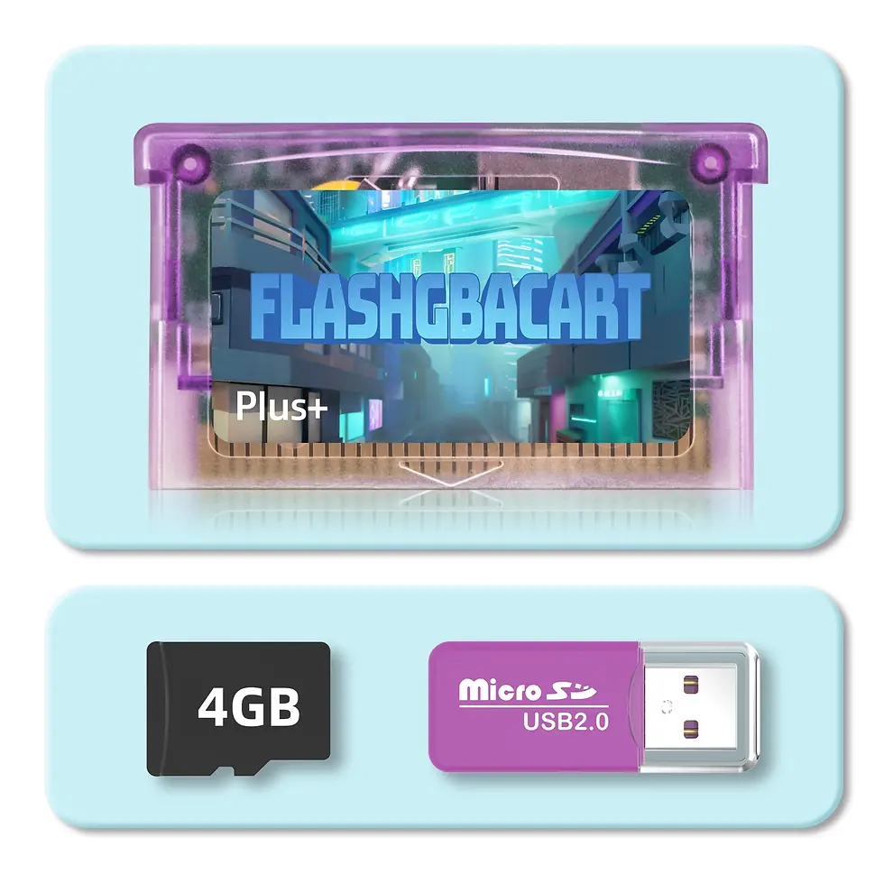 Miniatura: Flash GBA Cart FLASHGBACART  V1.5 With GBA GBC GB NES Compatible DS