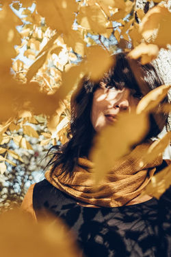 Fotos de embarazo otoño en Madrid