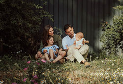 Sesión de fotos fotografía de famlia, niños, bebé en exterior Madrid