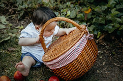 Sesión de fotos bebé familia en Madrid