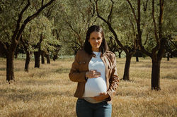 Sesión de fotos de embarazo en Madrid