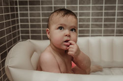 Sesión de fotos bebé familia en Madrid