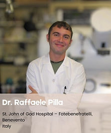 Photograph of Dr. Raffaele Pilla, Pharm D, PhD – St. John of God Hospital – Fatebenefratelli, Benevento, Italy