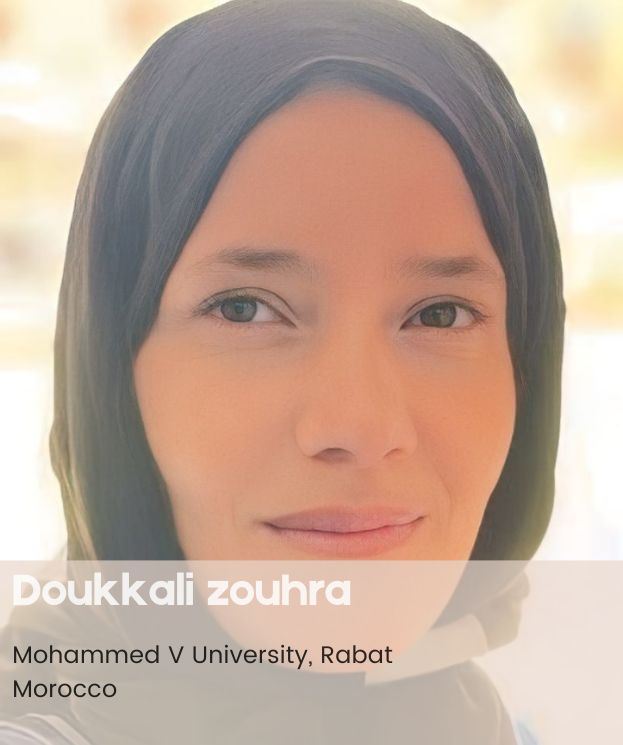 Doukkali Zouhra, Researcher from Mohammed V University, presenting at Drug Discovery Conference 2024