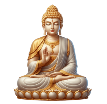 pngtree-white-buddha-realistic-3d-illustration-on-transparent-background-png-image_1244986