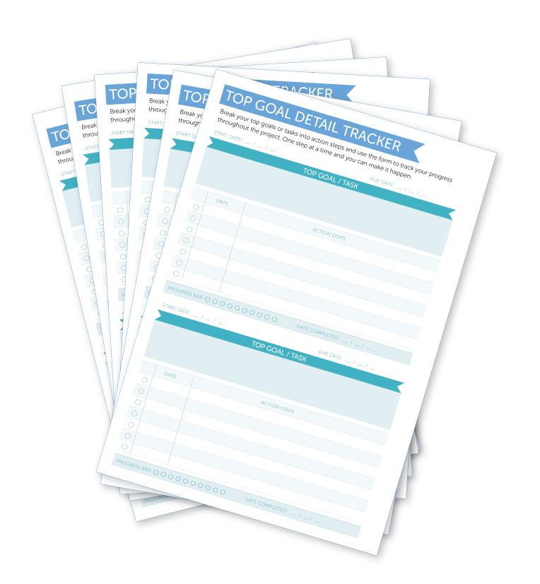 Thumbnail: Goal Tracker Worksheet Set