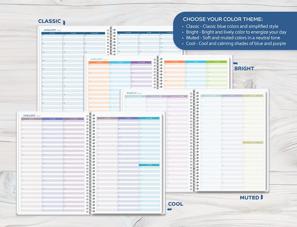 Thumbnail: Rainbow Appointment Planner - 8.5x11