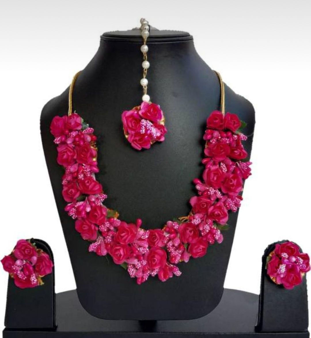 Floral Plastic Flower Jewellery