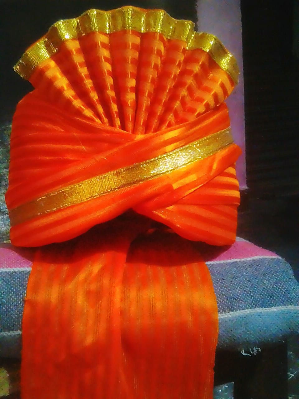 Orange barati safa pagdi for wedding (66+)