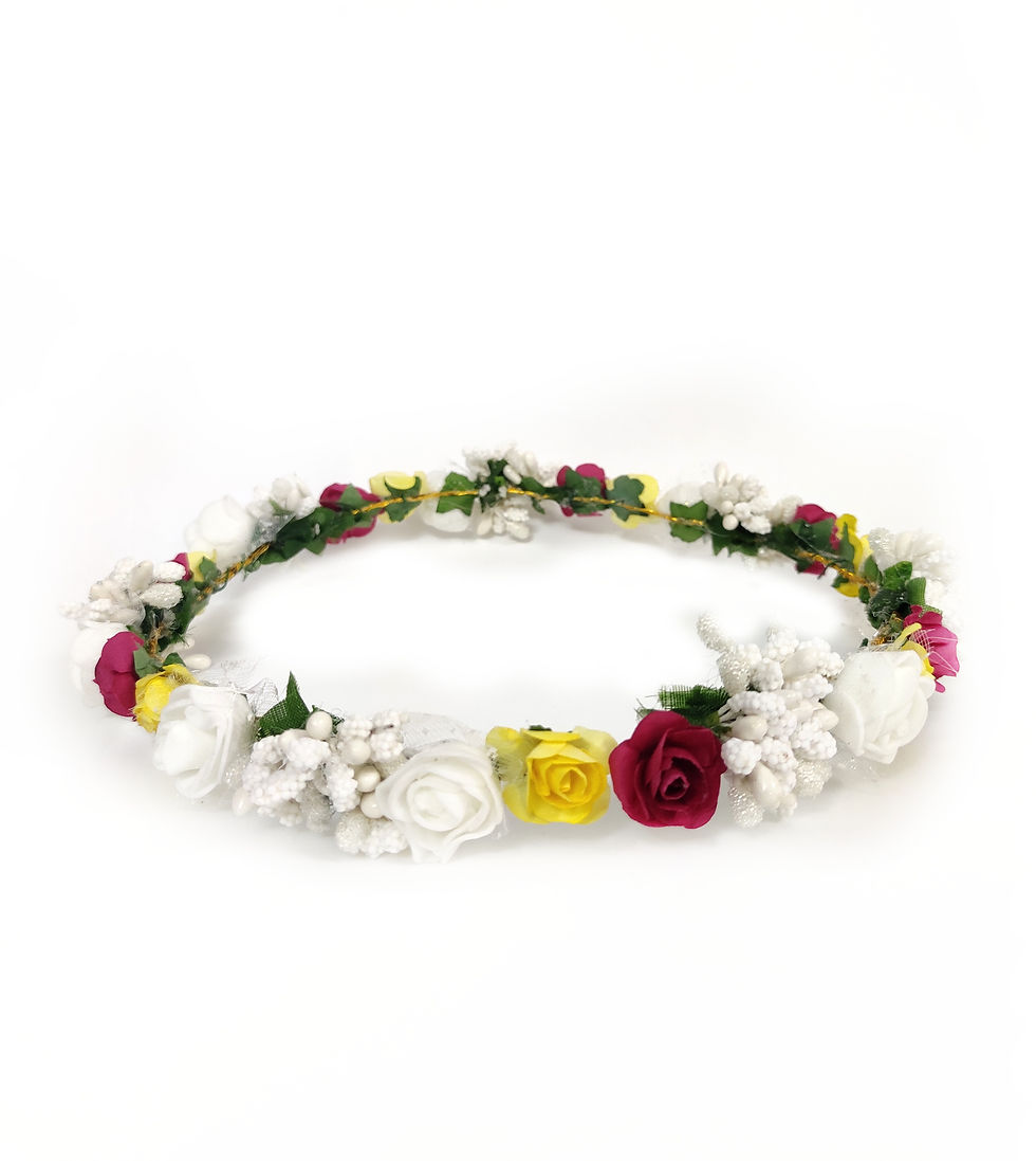 Thumbnail: Flower Tiara For Bride in Wedding