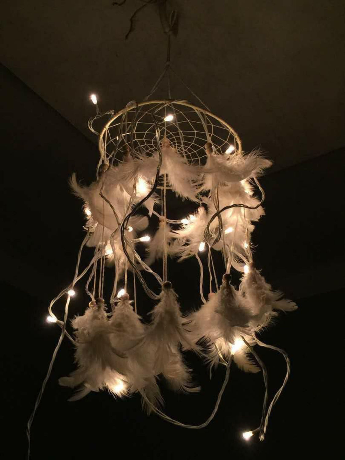 Wall Hanging with LED light's Dreamcatcher (460+ 36 inch)