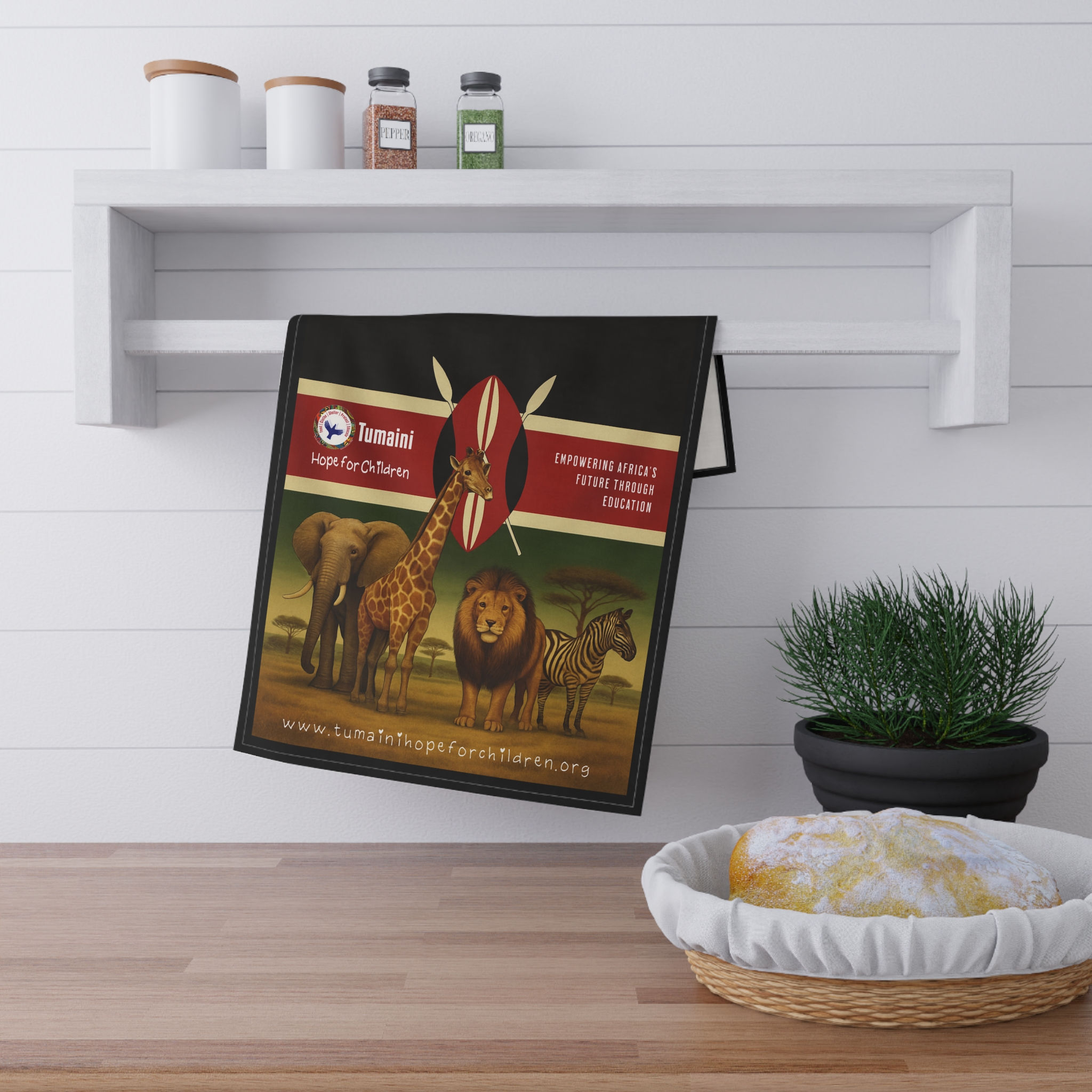 Tumaini African Wildlife Tea Towels