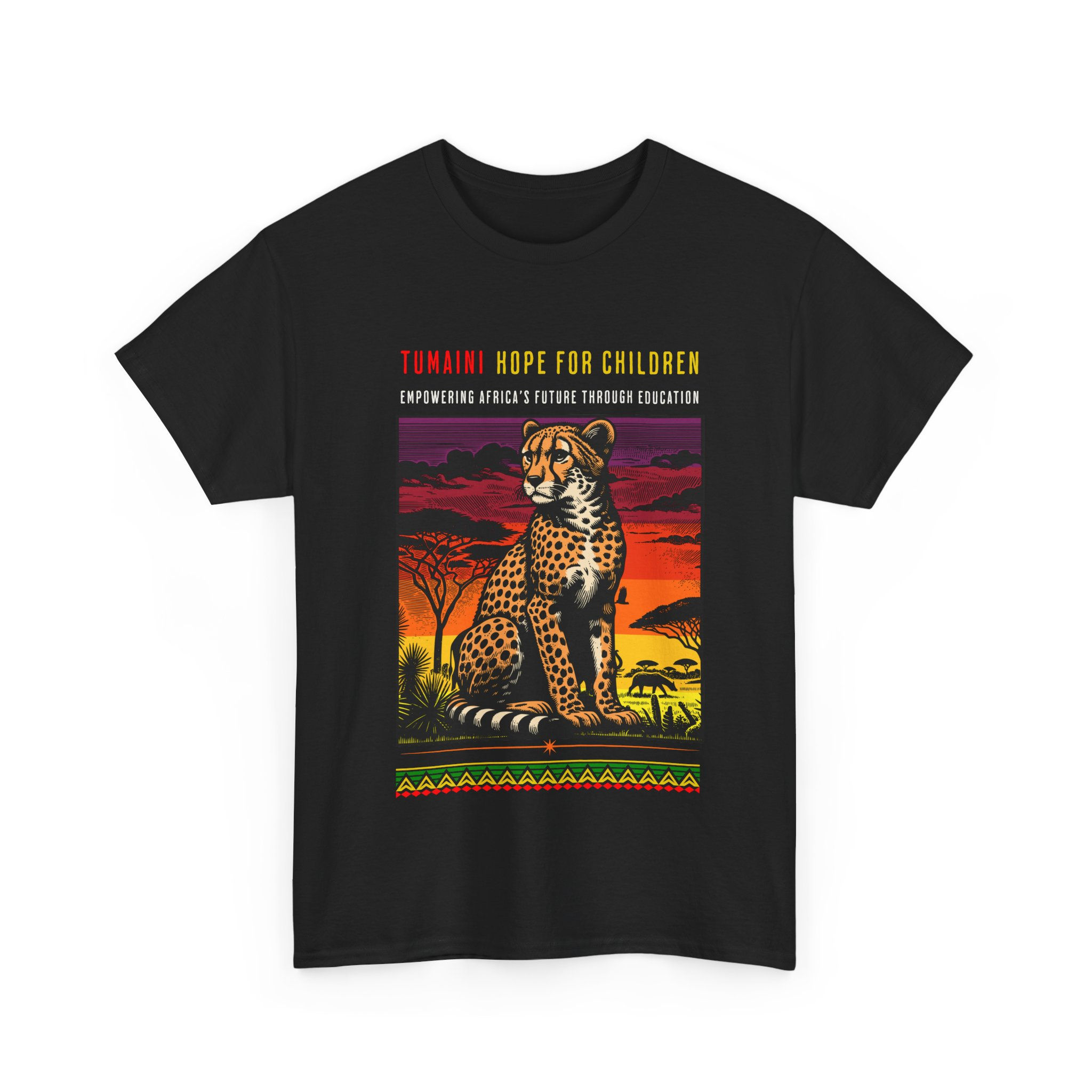 Tumaini Leopard design t-shirt