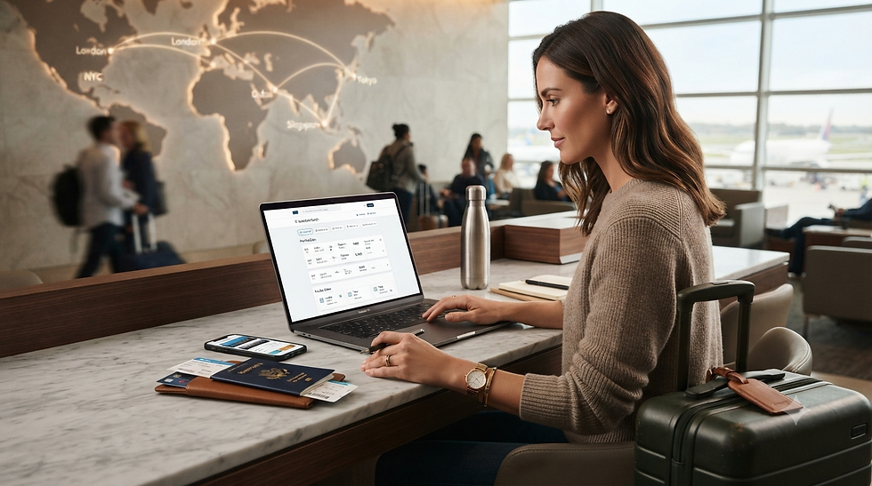 Comparing airlines, dates, fares, and flexible booking options can make online flight planning easier.