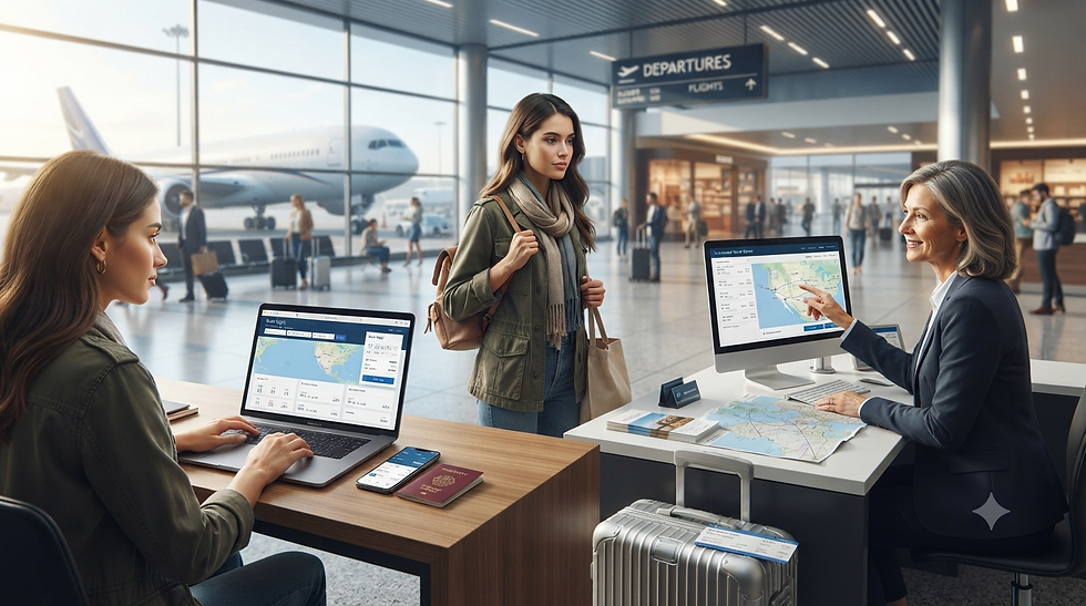 Should You Book a Flight Online or Use a Travel Agent?