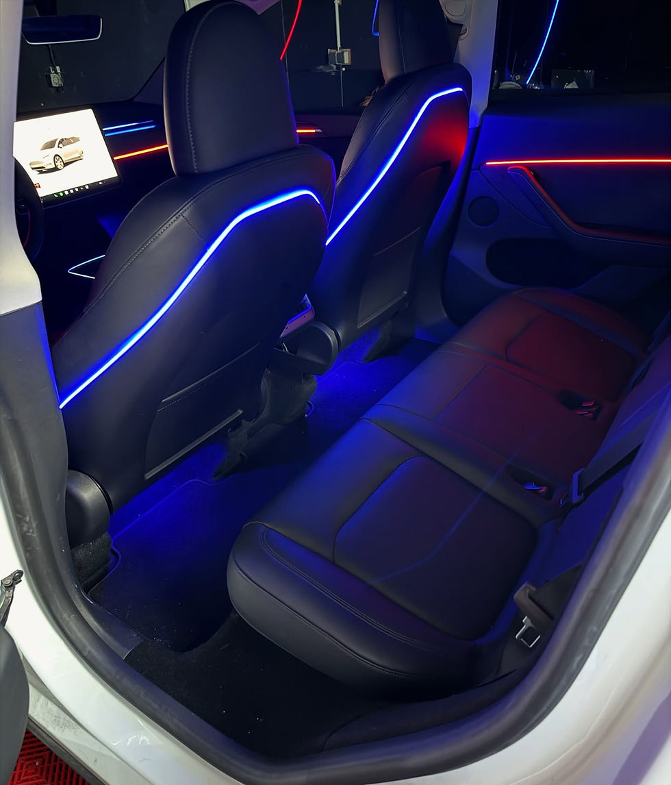 Thumbnail: Ambientebeleuchtung für Tesla Model 3/ Y inkl. Einbau