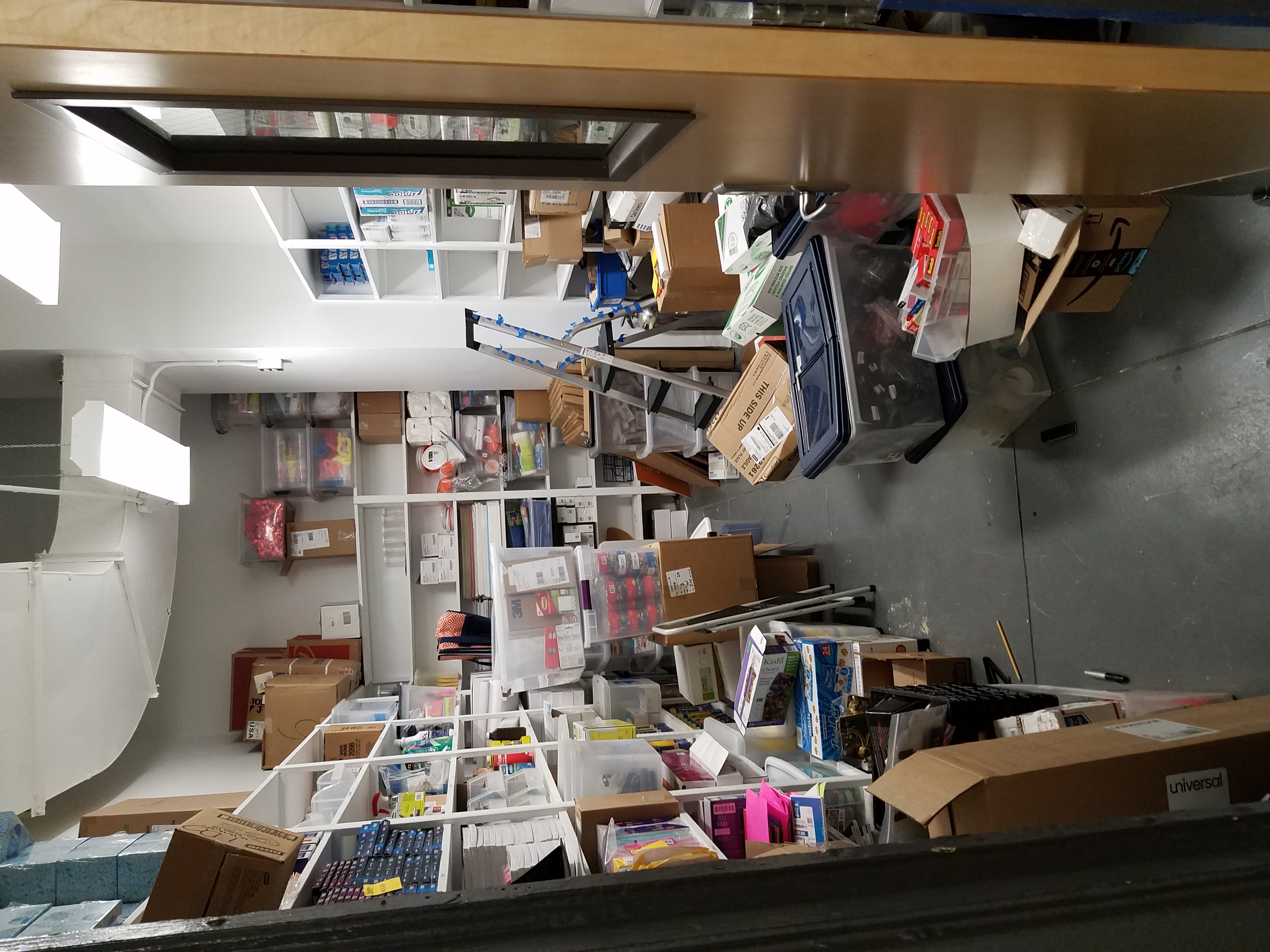 School Supply Closet Before