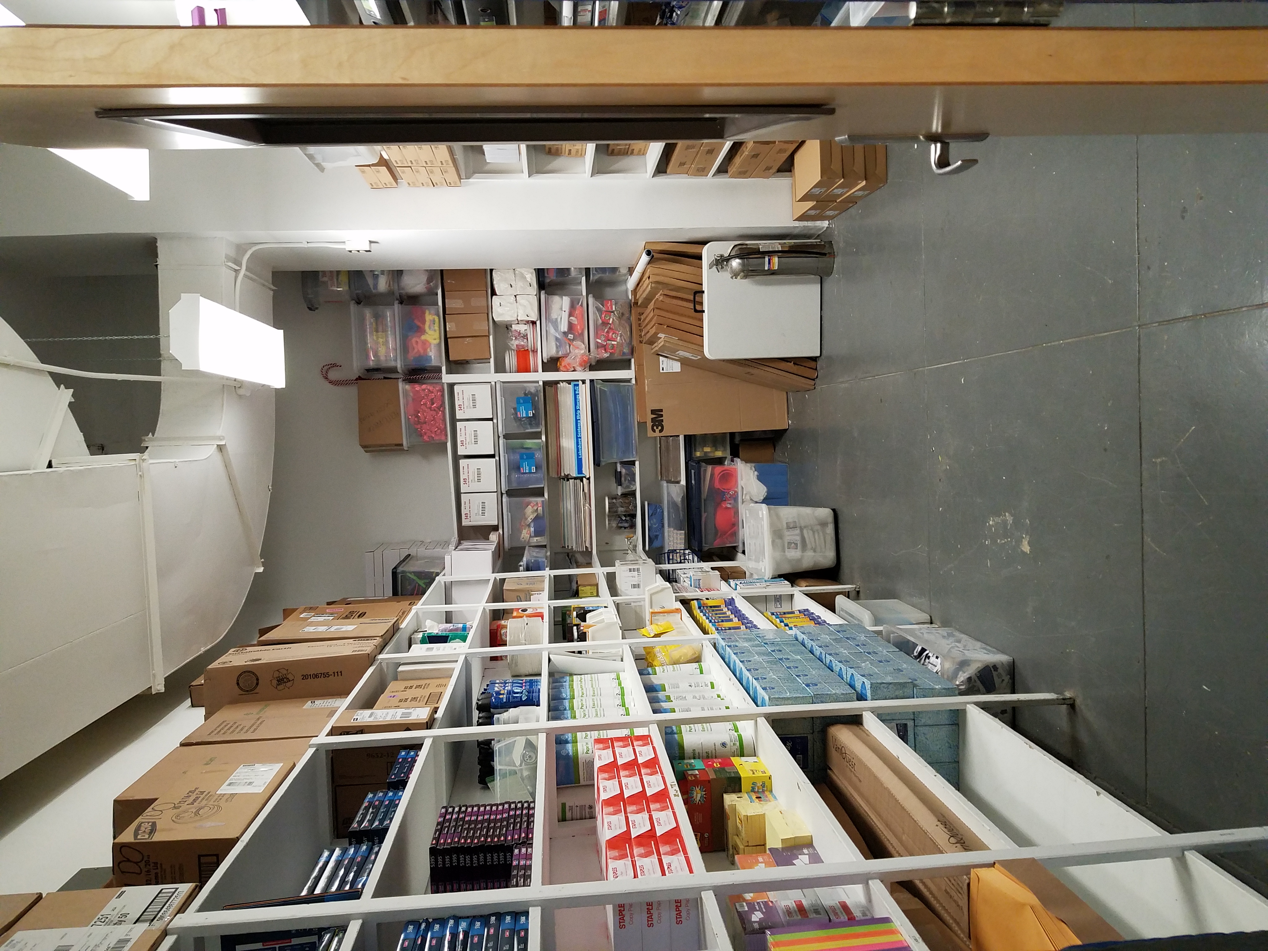 School Supply Closet After
