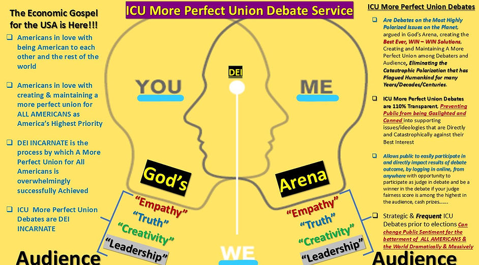 ICU More Perfect Union Debate Leadership Description
