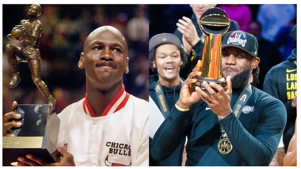 Whose da Goat........MJ or LJ?