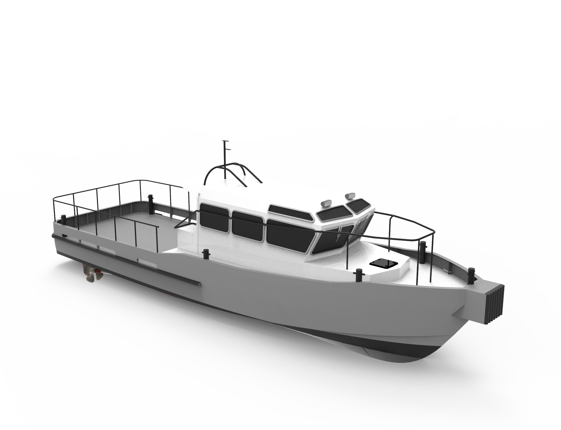 13m Crew Supply Boat Design