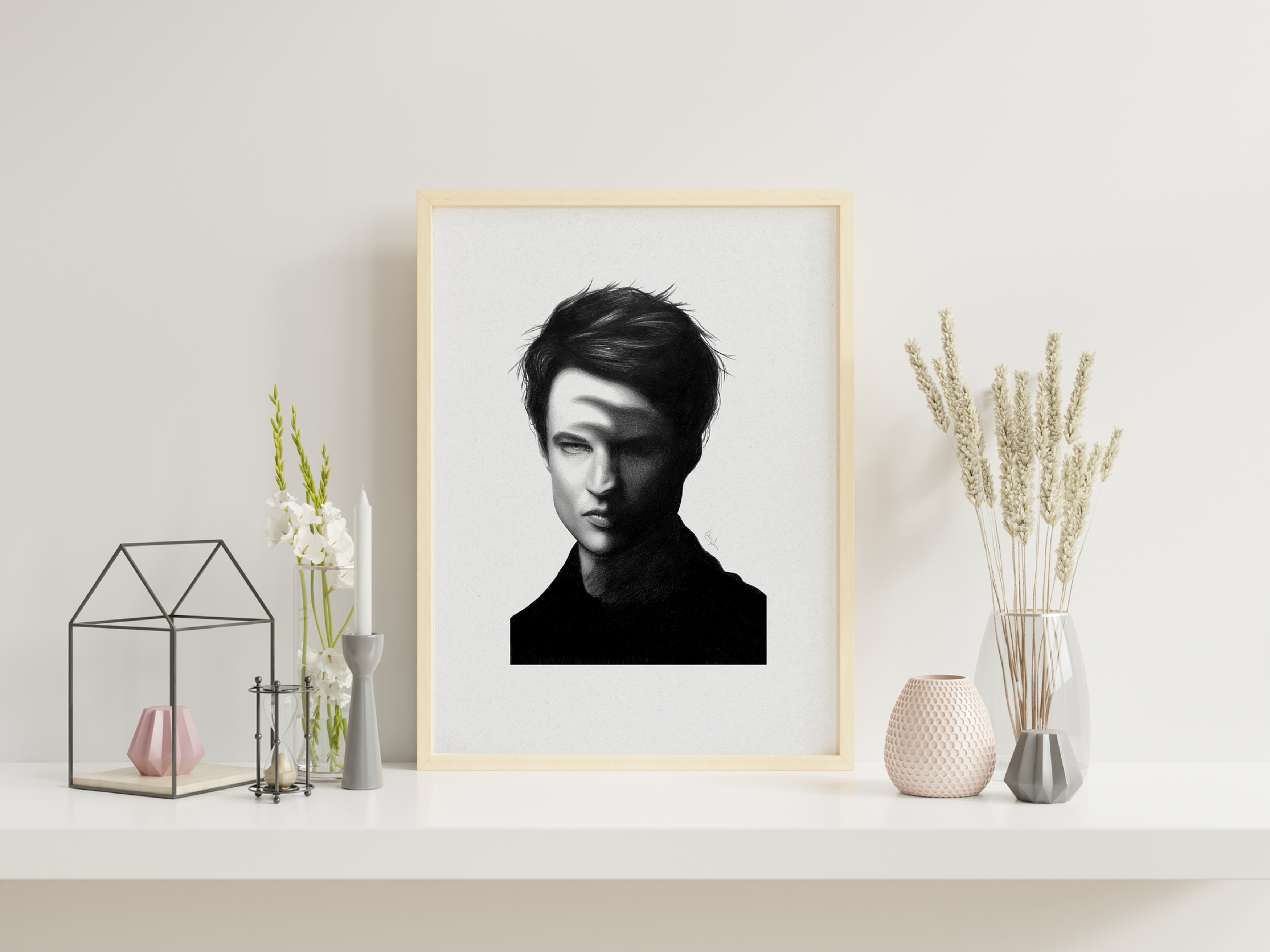 (PRINT) Sandman  - pencil drawing A3