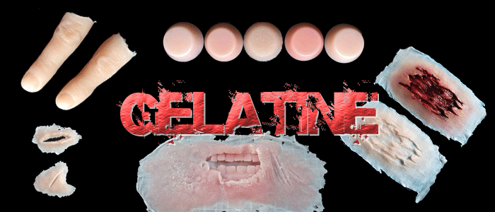 Gelatine prosthetics