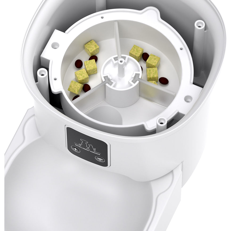 Thumbnail: 4L WIFI Button Automatic Cat Feeder Intelligent Cat and Dog Pet Feeder Smart Pet