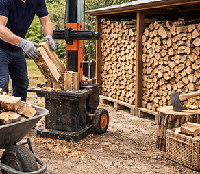 Photo de fendage de bois