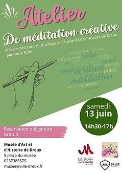 Atelier de méditation créative : écriture