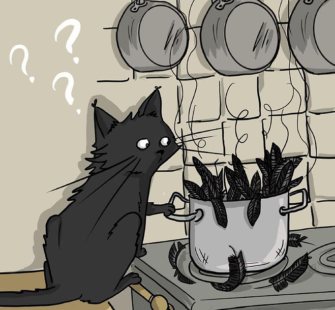 Contes " MISTIGRIS ET LA SOUPE À LA CITROUILLE"