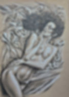 Nude Series artwork by Natalia Stepura, female body study in contemporary realism