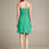 Miniatura: Traje de fiesta Verde Strapless