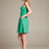 Miniatura: Traje de fiesta Verde Strapless