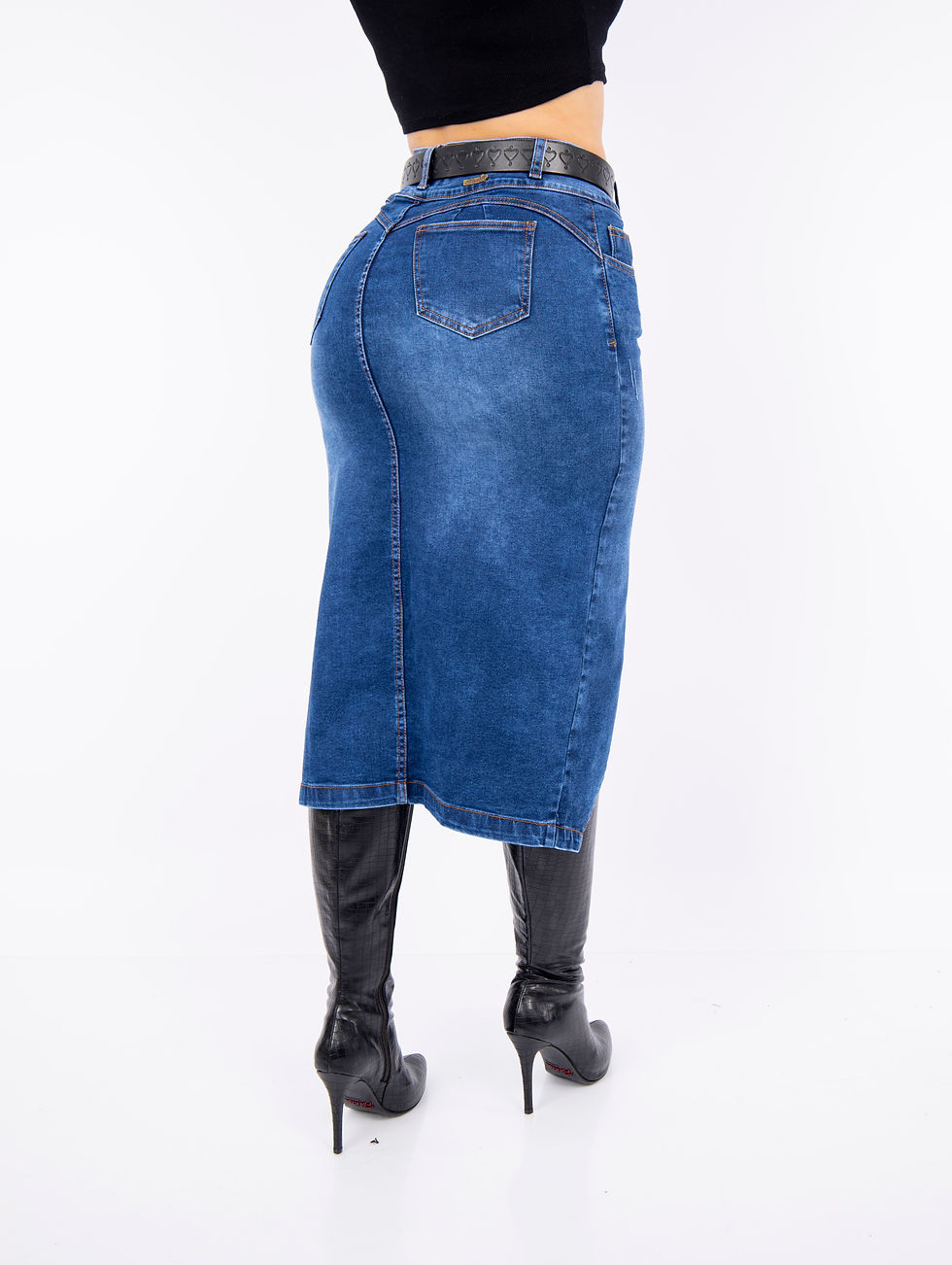 Miniatura: Maxifalda Mujer tela Stretch