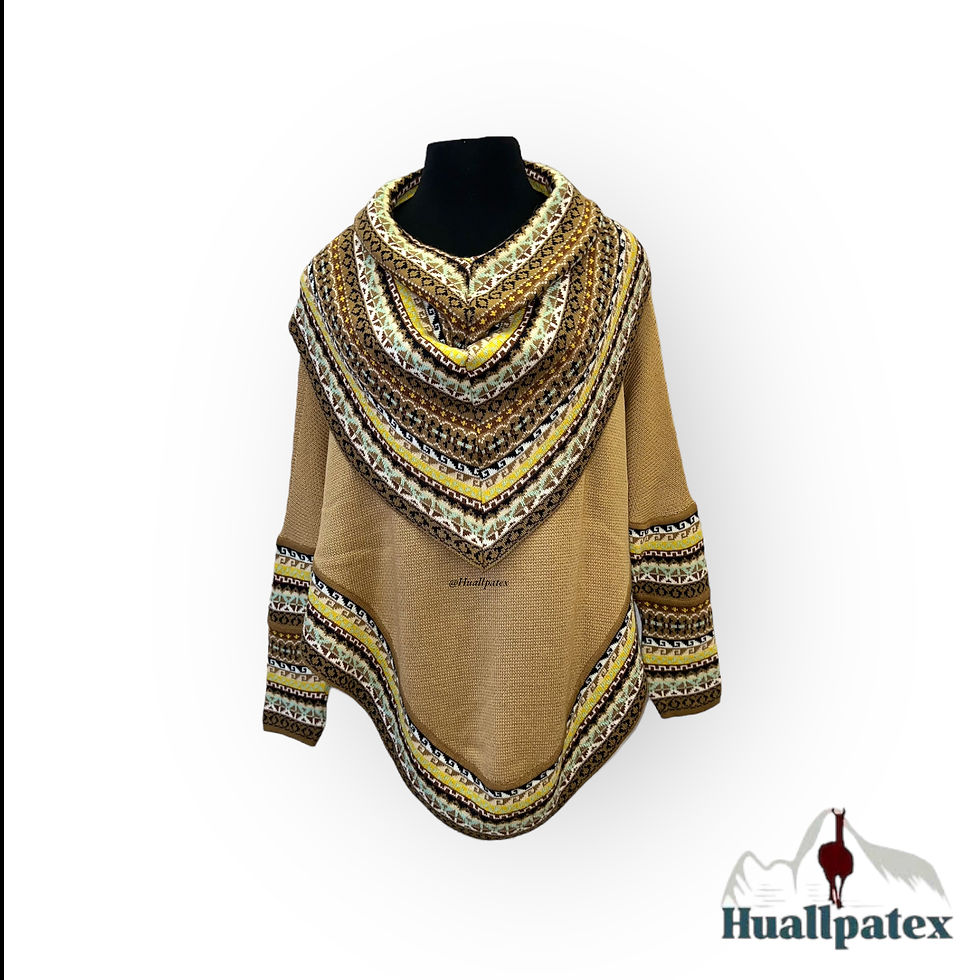 Miniatura: Poncho con mangas de mujer