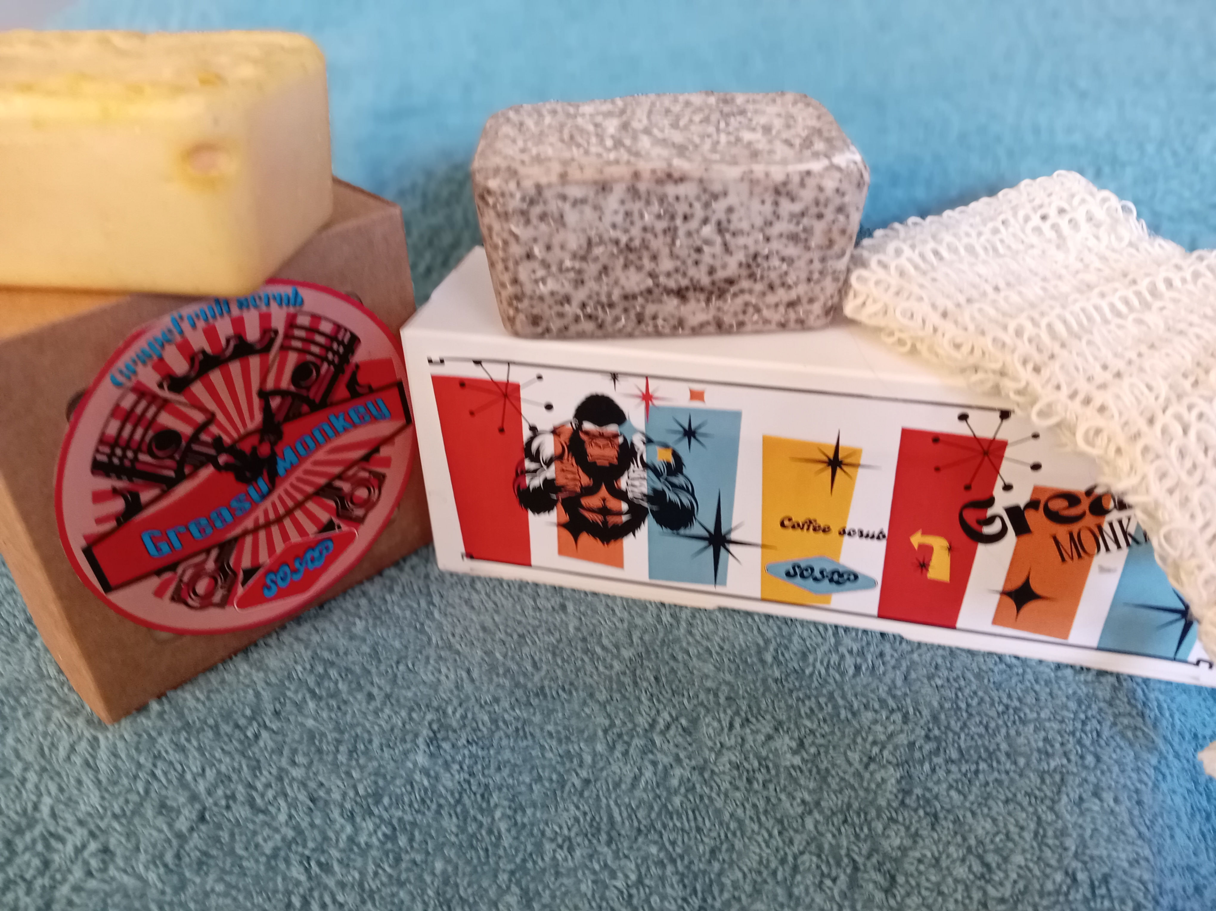 Greasy Monkey Soap - Grapefruit or Coffee Scrub