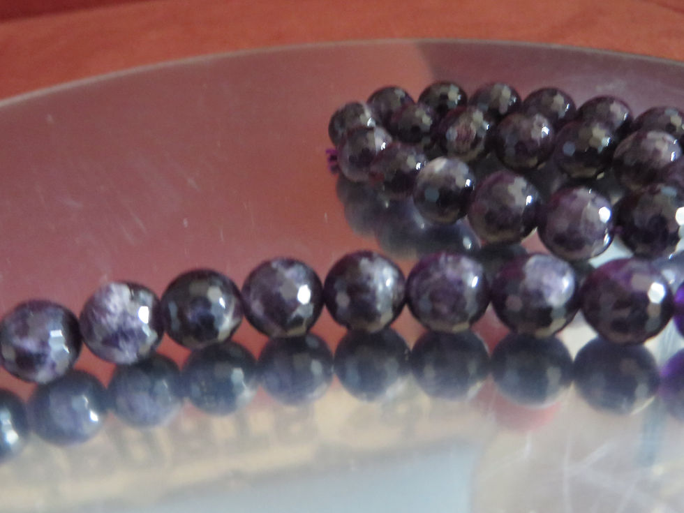 Thumbnail: 180 Carats Deep Purple Round Amethyst Gemstone Beads 15.50 Inches Strand