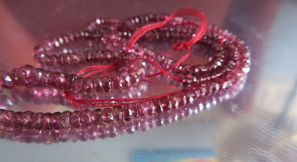 Thumbnail: 40 Carats Natural Red Spinel Beads Gemstone Beads Rondelle Beads Africa