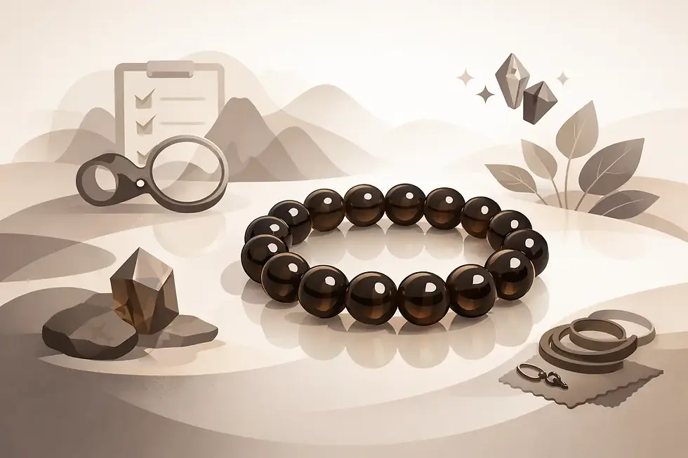 Choosing a Smoky Quartz Bead Bracelet That Lasts