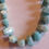 Thumbnail: 770 Carats Natural Amazonite Necklace Gemstone Necklace Beaded Necklace