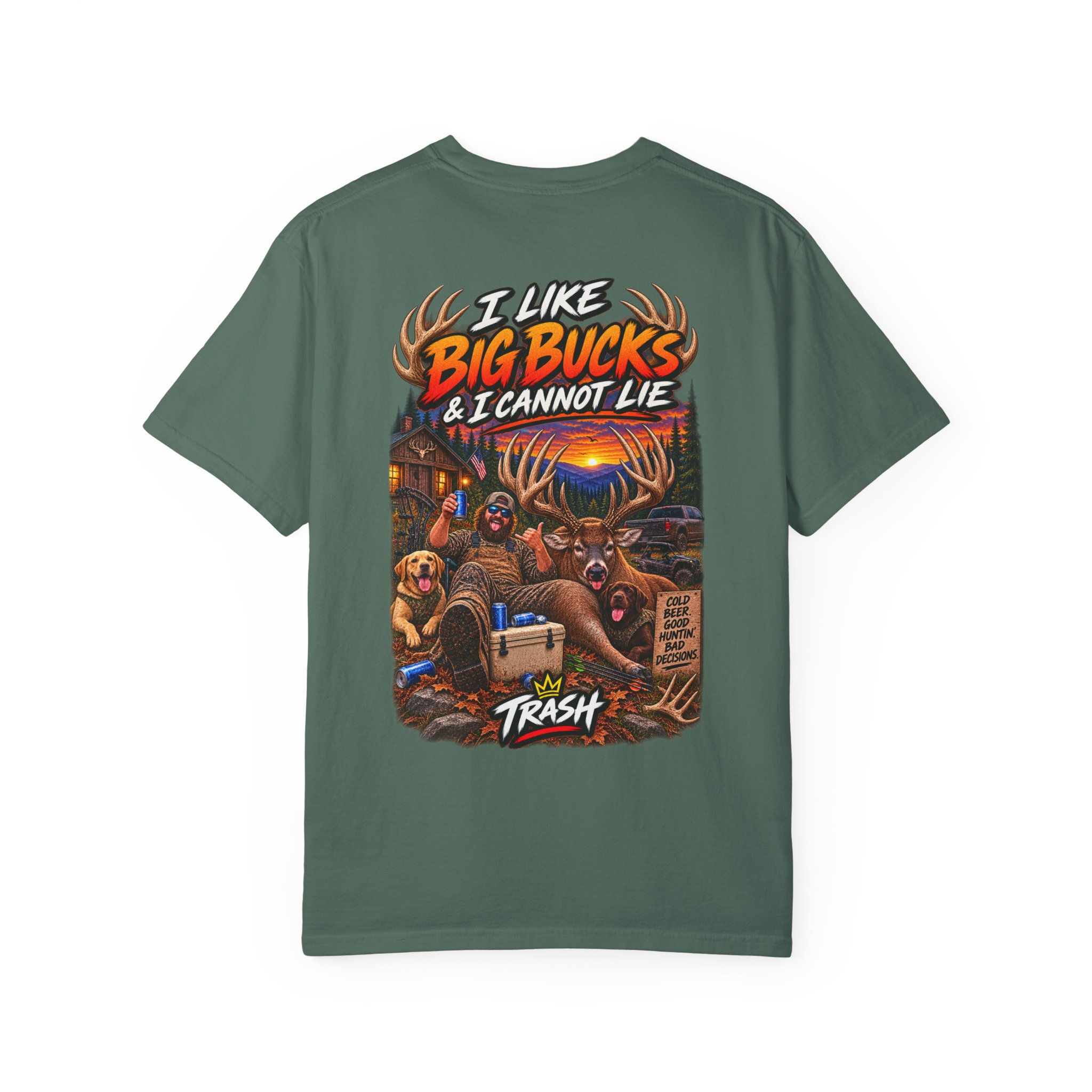 I Like Big Bucks & I Cannot Lie – Funny Deer Hunting T-Shirt