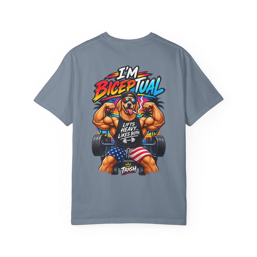 Thumbnail: I’m Biceptual T-Shirt – Funny Gym & Weightlifting Shirt