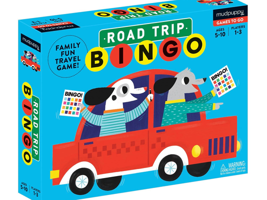 Mudpuppy Road Trip Bingo
