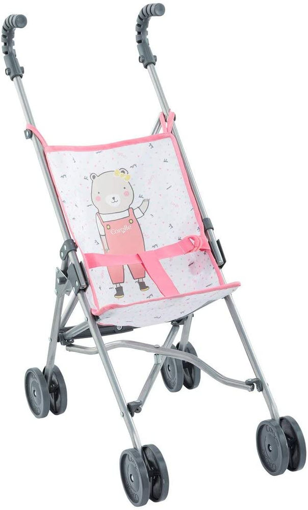 Corolle Umbrella Baby Doll Stroller Blue or Pink