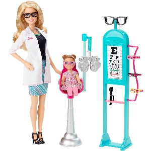 Mattel Barbie Eye Doctor Doll & Playset
