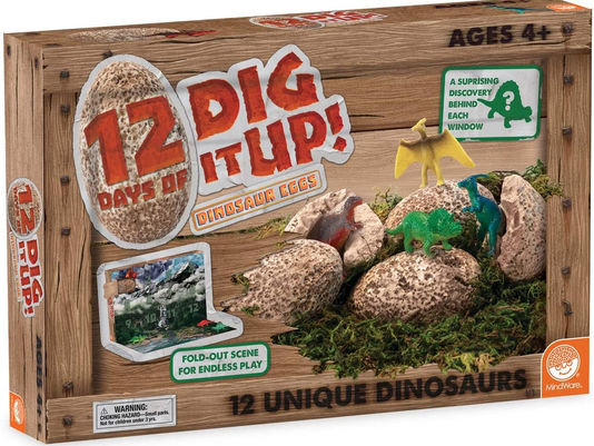 Mindware Countdown Calendar 12 Days of Dig It Up!