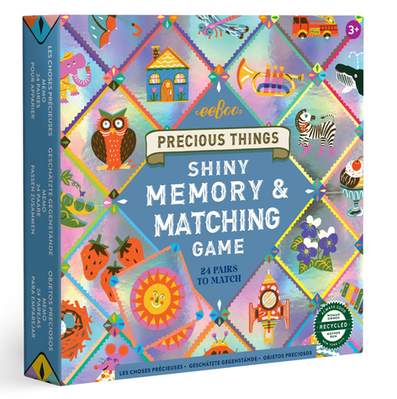 eeBoo Shiny Memory and Matching Game: Precious Things